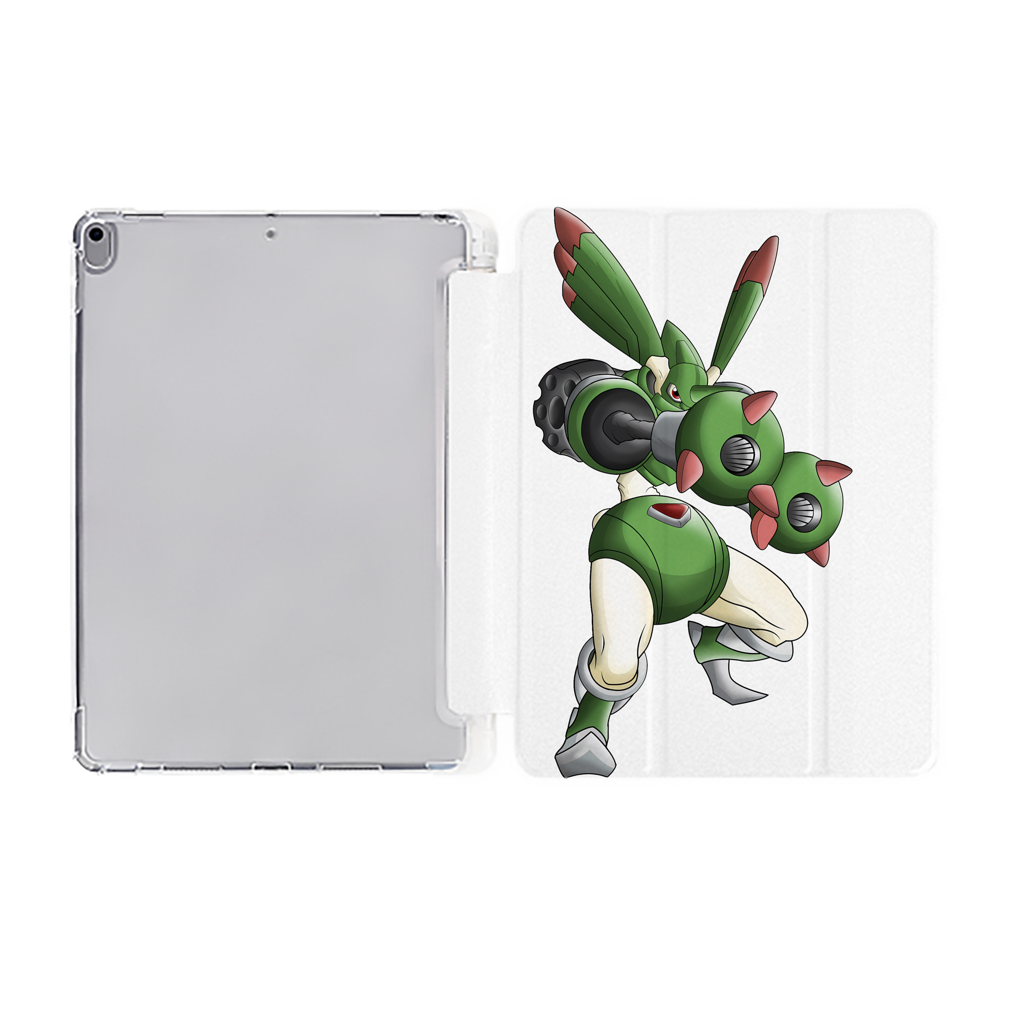 （画像用） Digimon デジタルモンスター/デジモン IPad ケース ペン収納付き 三つ折りスタンド PUレザー×シリコン 対応機種9.5/10.5/10.9インチ